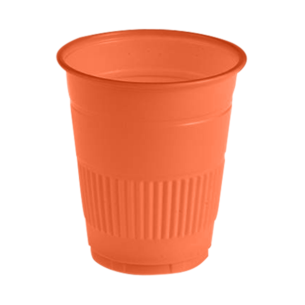 Plastic Cups 5Oz 50 pcs/pk - AL01201O orange image