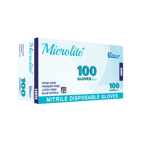 Microlite Nitrile Disposable Gloves image 0