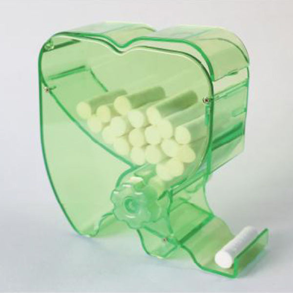 Cotton Rolls Dispenser - AC02301G green image