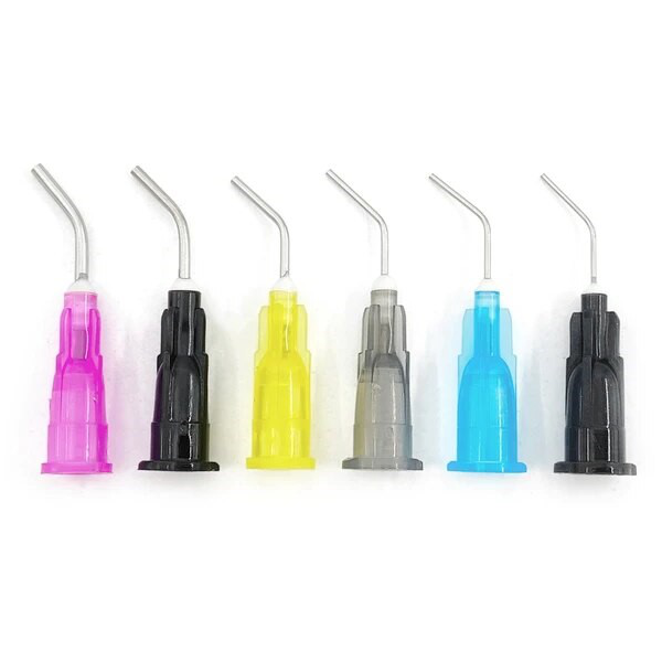 Disposable Pre-bent Needle Tips / Dispensing Tips 100 pcs/ pk image 0