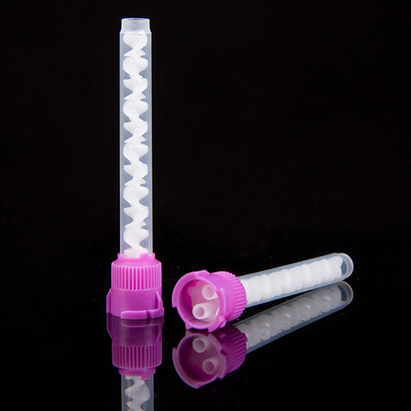 Impression Mixing Tips 50 pcs/ pk - AL33107 #7 purple, blunt, 7.5mm, 1:1 – for regular/ heavy body polyether impression material image