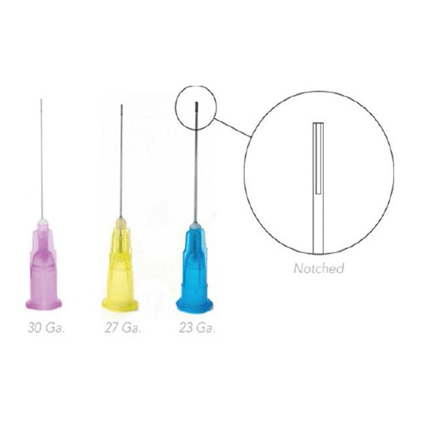 Dental Endo Irrigation Needle Tips (Slotted and side-vented, 1”) 100 pcs/ pack image 0