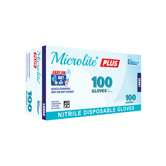 Microlite PLUS Nitrile Disposable Gloves image 0