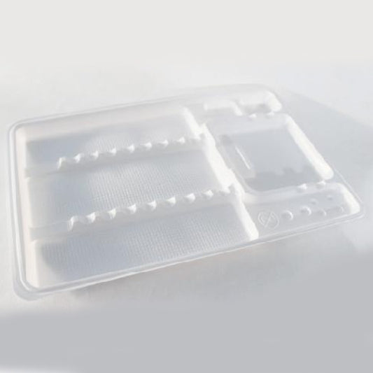 Disposable Plastic Divided Tray 400 pcs/ pk image 0