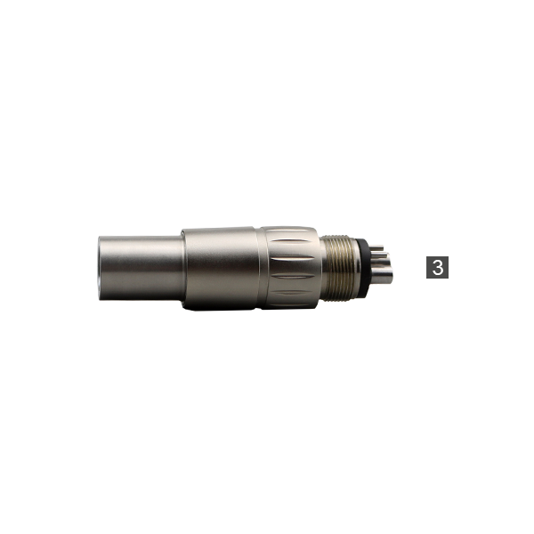 Fiber Optic High Speed Handpiece & Coupling (NSK compatible) - 210139 [3] 4-holes E-generator quick coupling (NSK compatible) image