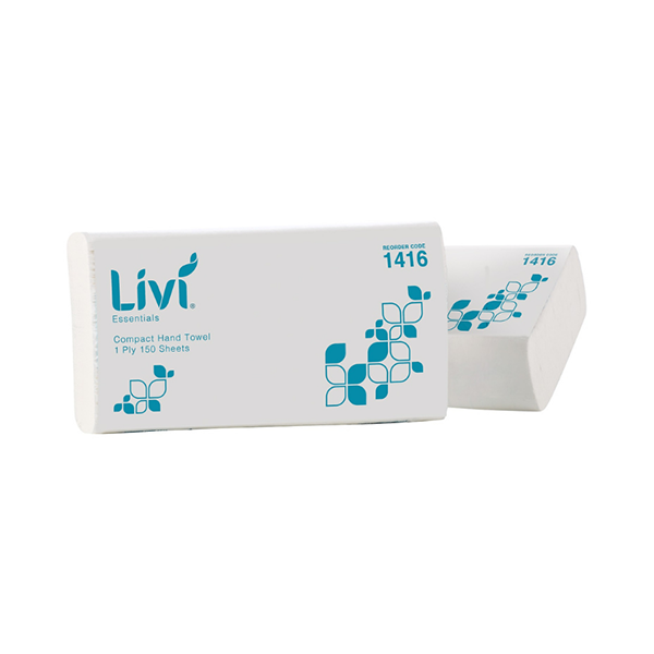 Livi Compact Hand Towel – carton of 16 image 0