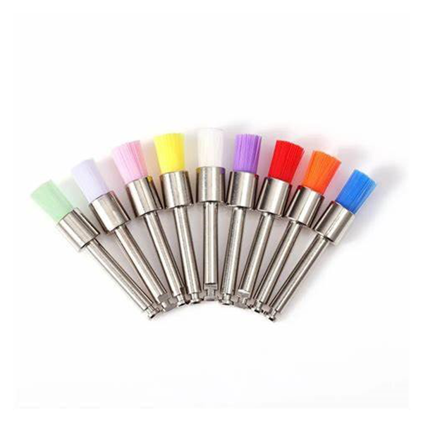 Prophy Brush 100 pcs/ pack - AO09201C Flat - assorted colours image