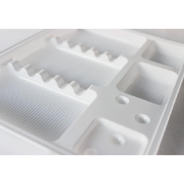 Disposable Plastic Divided Tray 400 pcs/ pk image 1