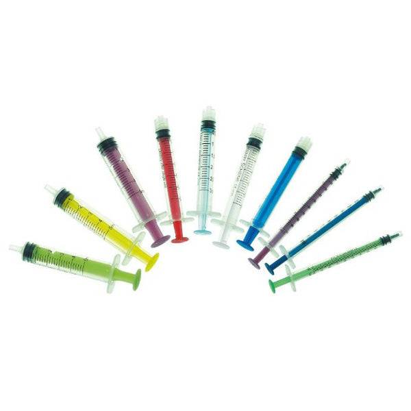 Luer-lock Endo Irrigation Syringes 3ml - blue (non-sterile) 100 pcs/ pk image 0